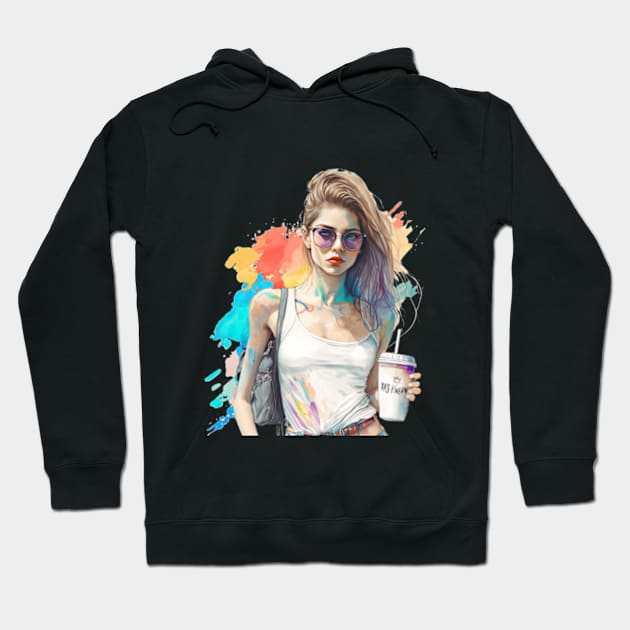 Yas Kween [Summer Vibes] Hoodie by dmac